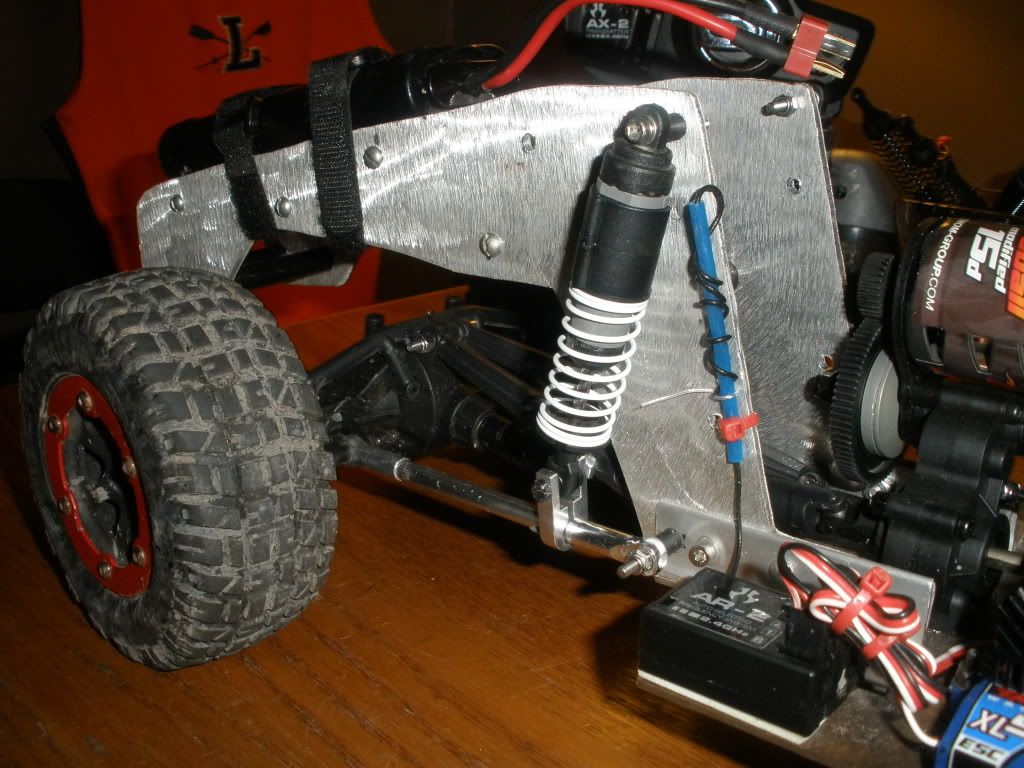 rc trophy truck solid rear axle